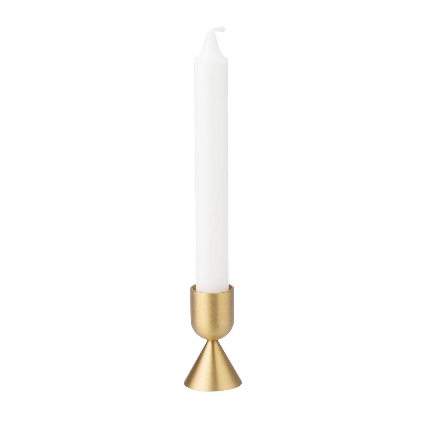 Trinity Gold Candlestick Holder - Short